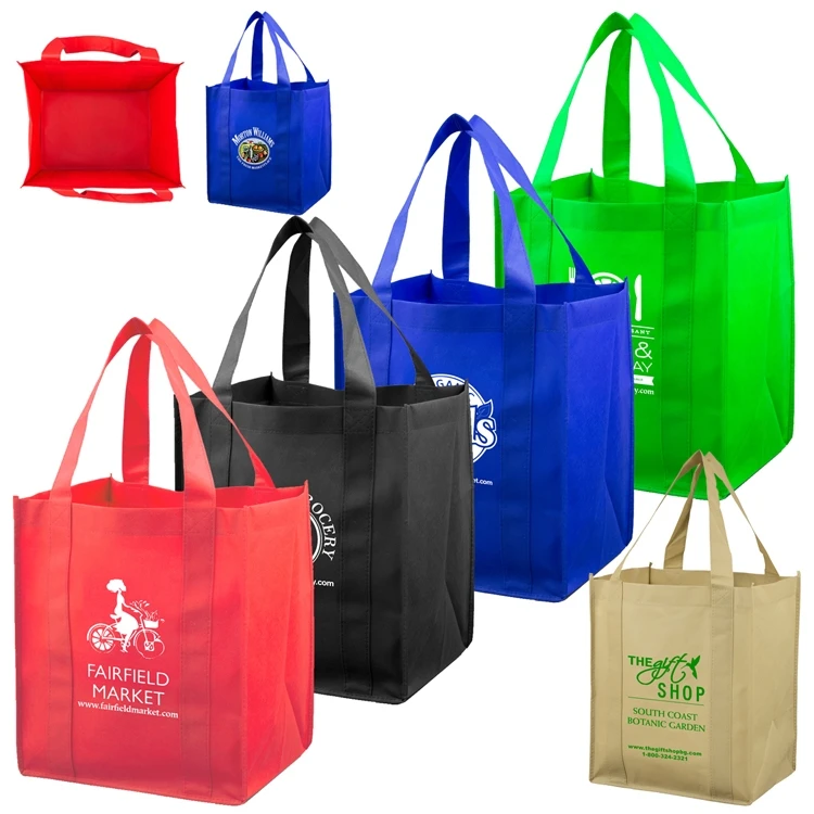 Custom Printed Flat Non-Woven Tote Bag