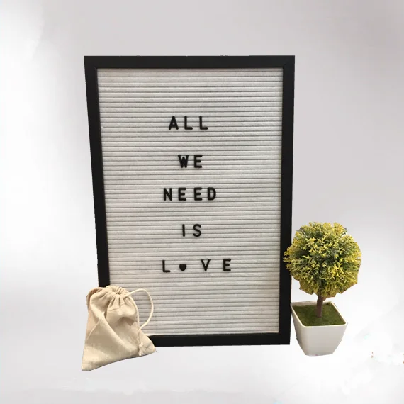 
Felt Letter Board set 10x10 Felt Message Board with Letter 