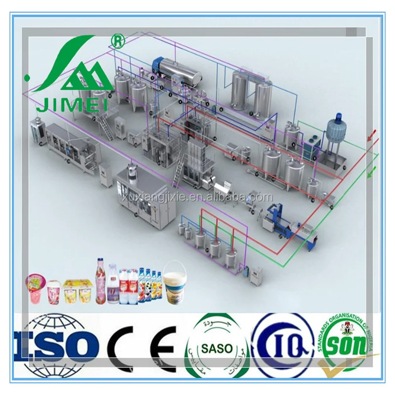 new technology stainless steel aseptic dairy milk production processing line making machines price