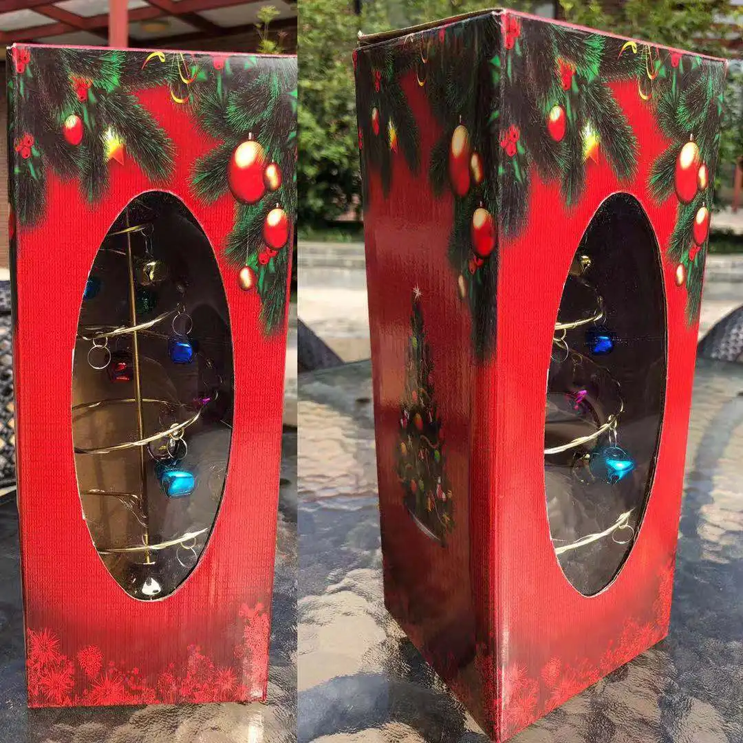 
xmas tree with led clear star shape craft glitter christmas lights 