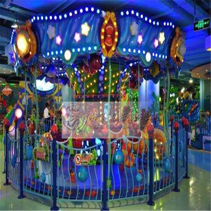 
attractive outdoor playground ride carousel 