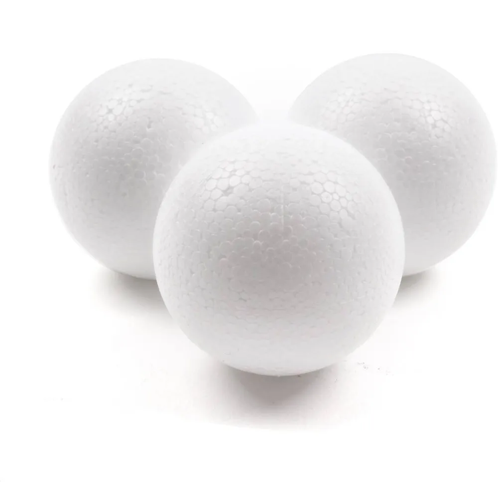 White Smooth Wholesale Virgin EPS Diy Round Styrofoam Balls 6 Inch Foam Polystyrene Balls For Art & Crafts Projects