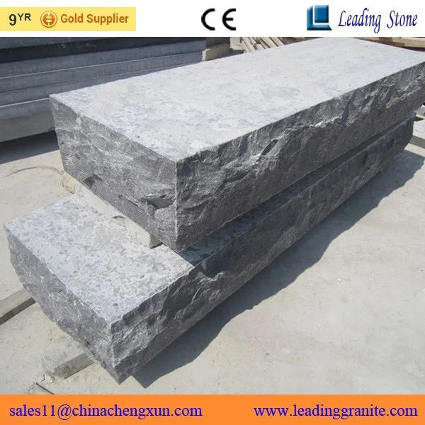 
Low price exterior blue limestone stair treads 