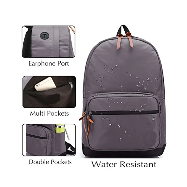 School Backpack Water-Resistant Classic Backpack Laptop Casual Daypack for Teenagers Bookbag