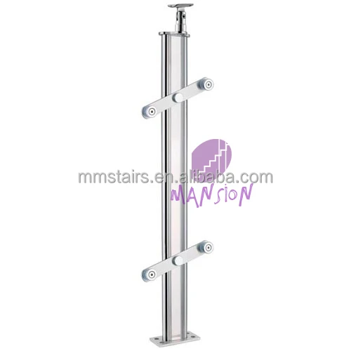 Modern Stair Stainless Steel Balusters For Glass