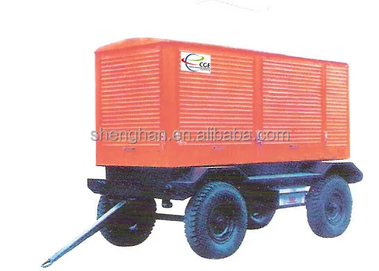 Made in China ! Mobile 10kw diesel portable generator with trailer