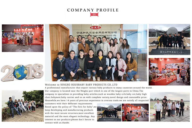 
D-Housbay 4 IN 1 GROW UP BABY BED Baby Crib Wooden Diaper Changing Table Baby Furniture with wheels 