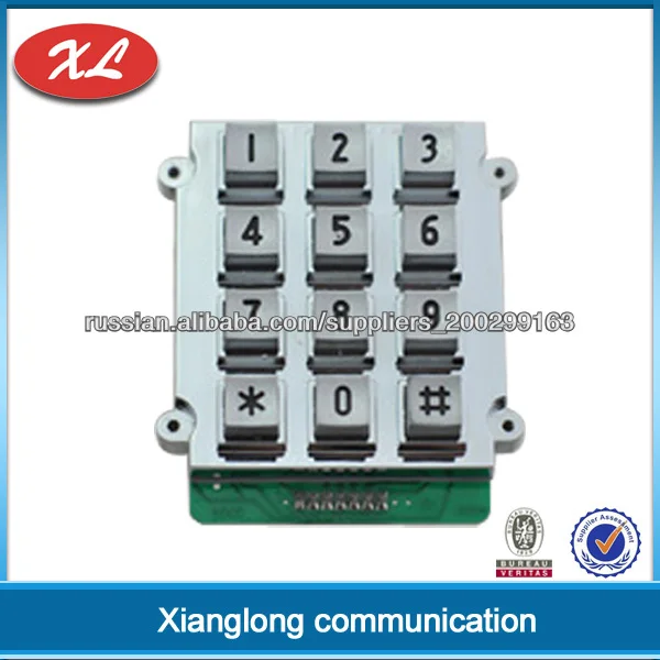 клавиатура арабского общественного телефона 3 x 4 антивандальный