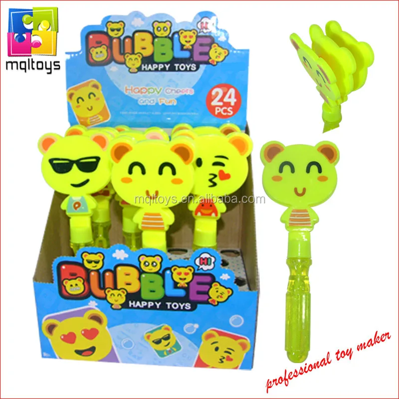 
Novelty yellow color hand clapper soap bubble toy 
