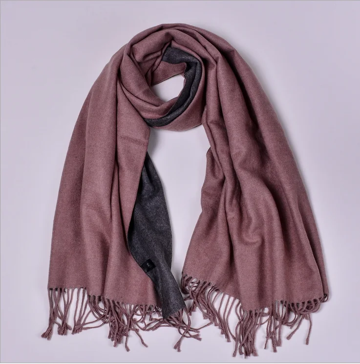 Высокое качество дешевые обычай кашемировые зимние женские Двусторонняя заказ шарф