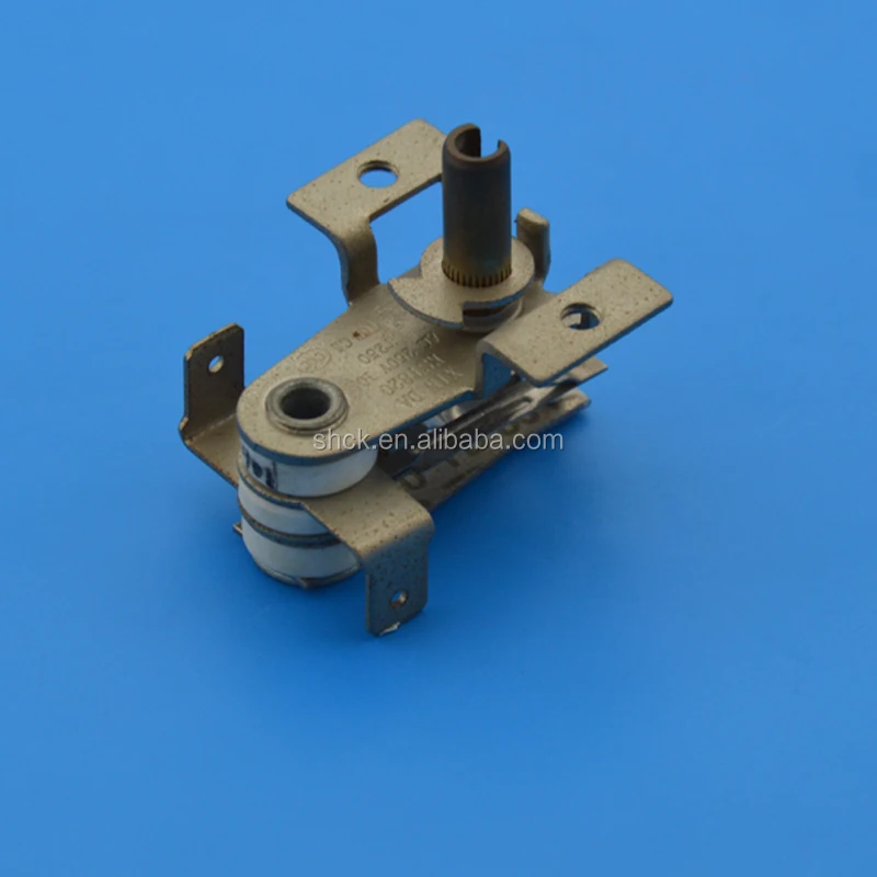 Electric oven bimetal thermostat