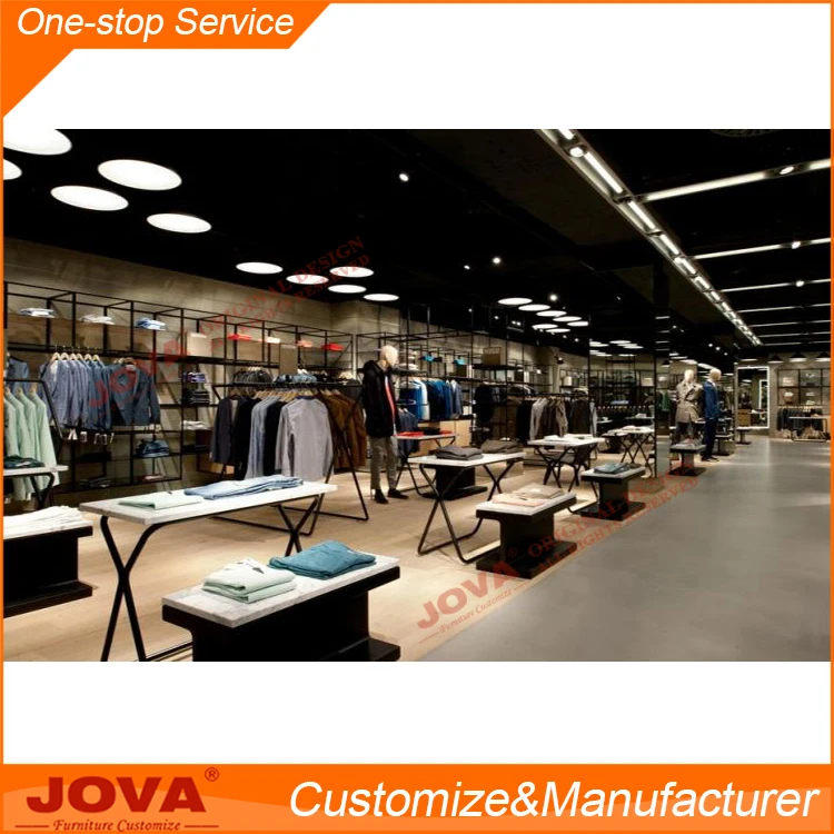China clothes shop design for models clothing store