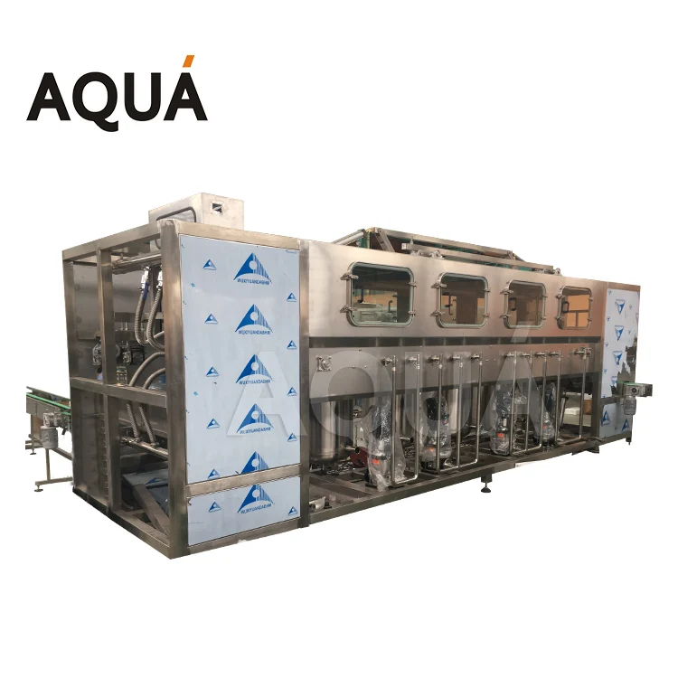 Aqua Machinery 100Bph 5 Gallon Manual Bottle Washing Filling Capping Machine