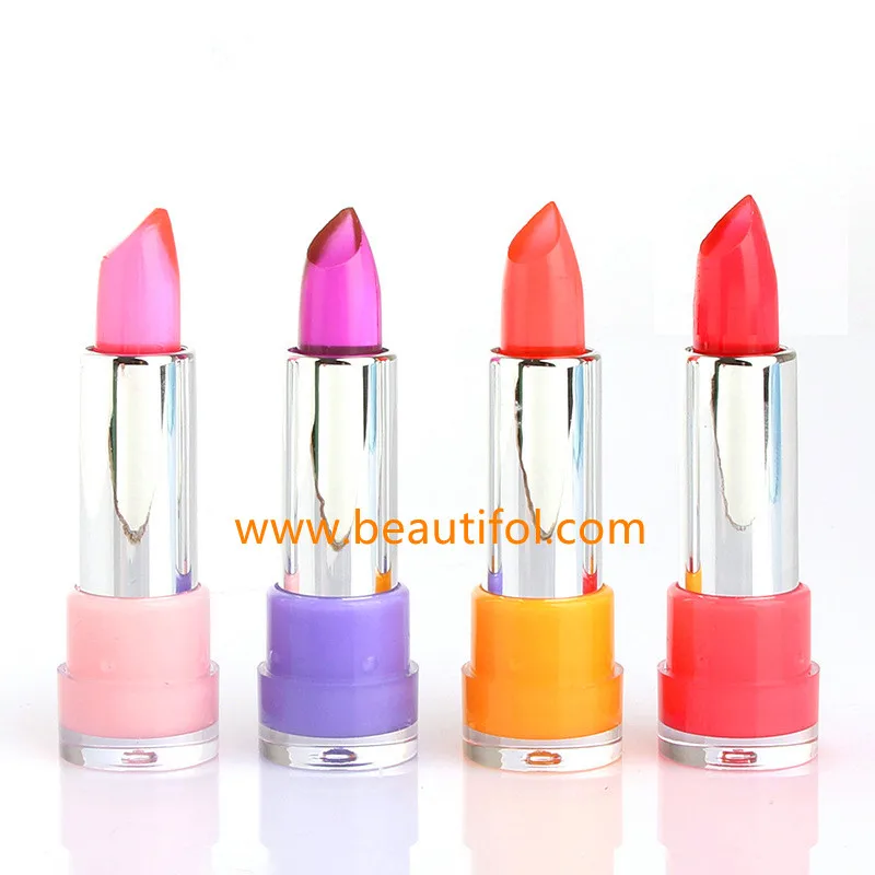 
Cosmetic lipstick with beautiful design jelly color name brand lipstick makeup lipstick manufacture 