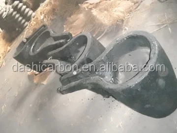 silicon carbide graphite crucilbe for zinc/iron/alloy/copper/aluminum/brass melting