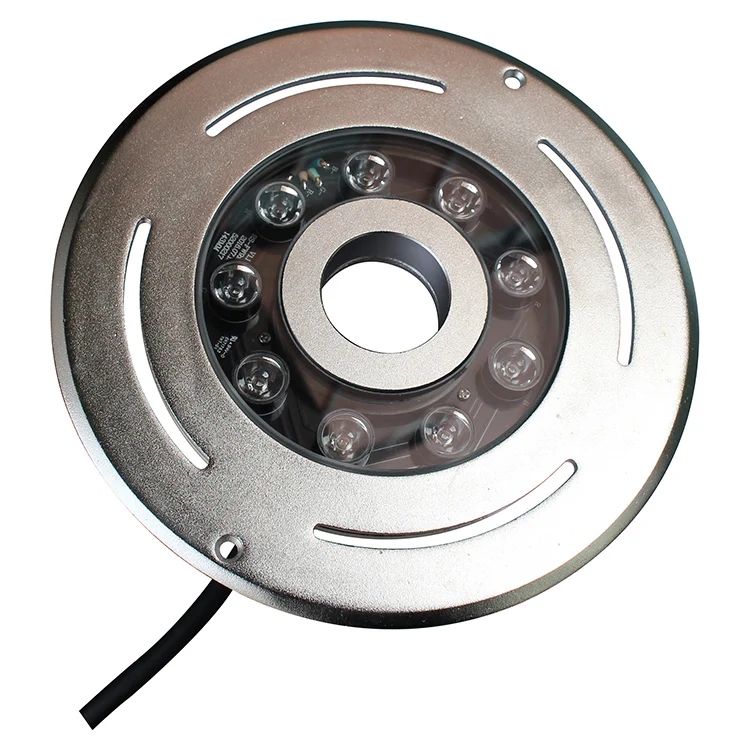 
hot sell full color 27W 24V/12V IP68 waterproof DMX512 Control led fountain light 