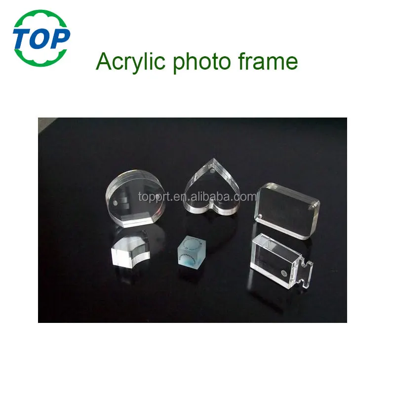 
Heart shaped Clear Acrylic Photo Block Frames,Double Sided Printed Acrylic Heart Frame 