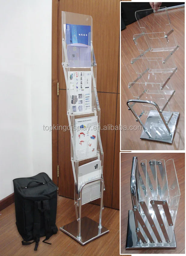 A4 Acrylic Catalogue shelf/Literature racks