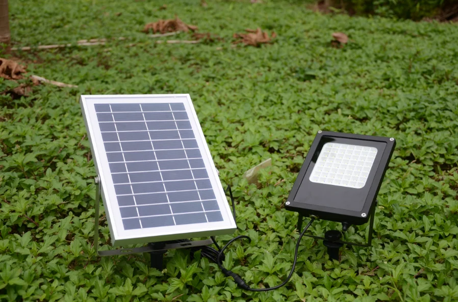 new led mini solar panel street light 6v*6w panel light sensor spotlight