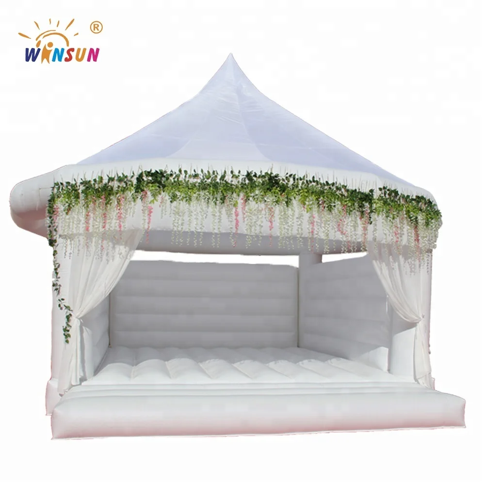 white inflatable wedding bouncy castle wedding bouncer wedding bouncy castle bounce house