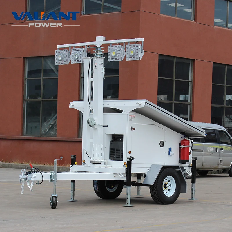 solar energy mobile led flood light plants for sale in alberta