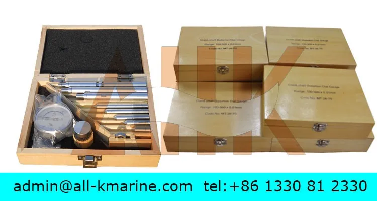 IMPA 652670 CrankShaft Distortion Dial Gauge for Range 100-500x0.01mm