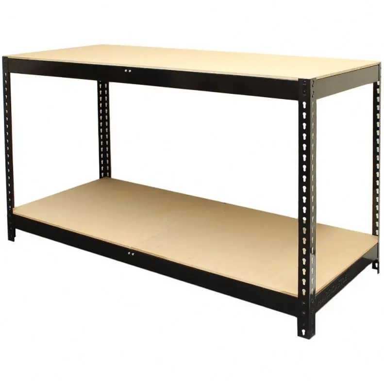 Tool Work Bench High-efficiency Steel Frame Heavy Duty Metal Cabinet 0.8-1.2mm 200kg/shelf Powder Coated CN;SHN Carton Packing