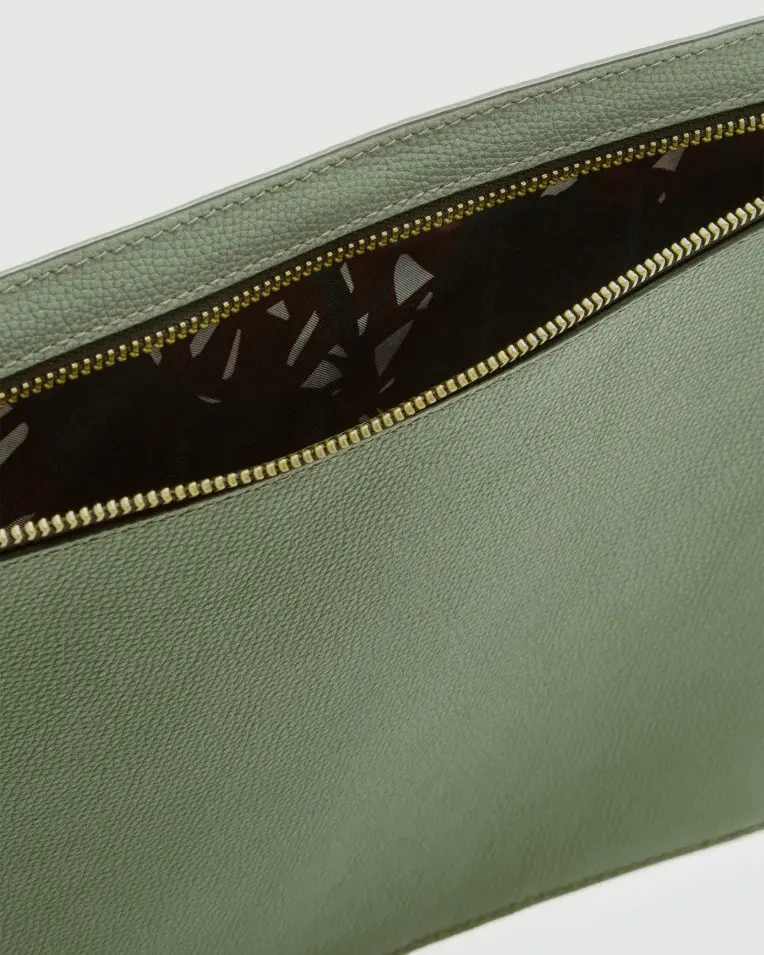 
Wholesale custom zipper waterproof travel document bag leather folder document pouch 