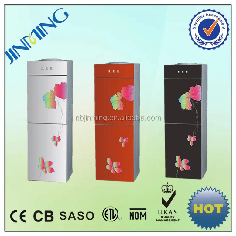 China best selling product compressor system double glass door water dispenser