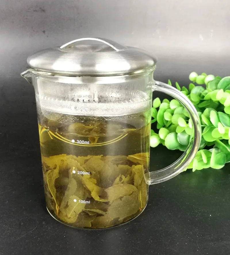 Wholesale Cold Brewer Handmade Teapot Direct Heating Glass Clear Tea Kettle Fast Delivery