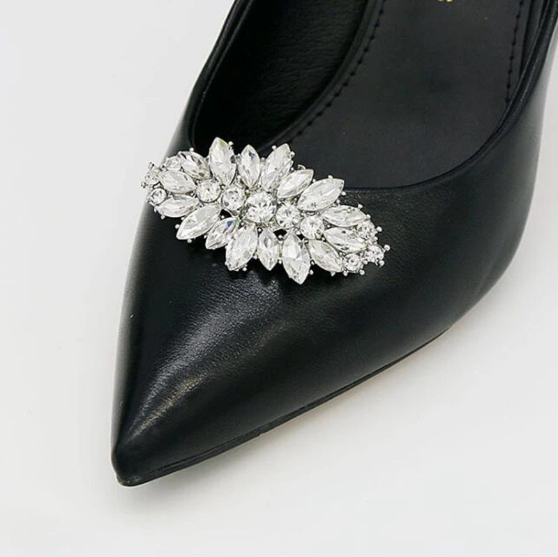 
2019 New arrival fashion design crystal shoes buckle clip for sandal in shoes decoration 
