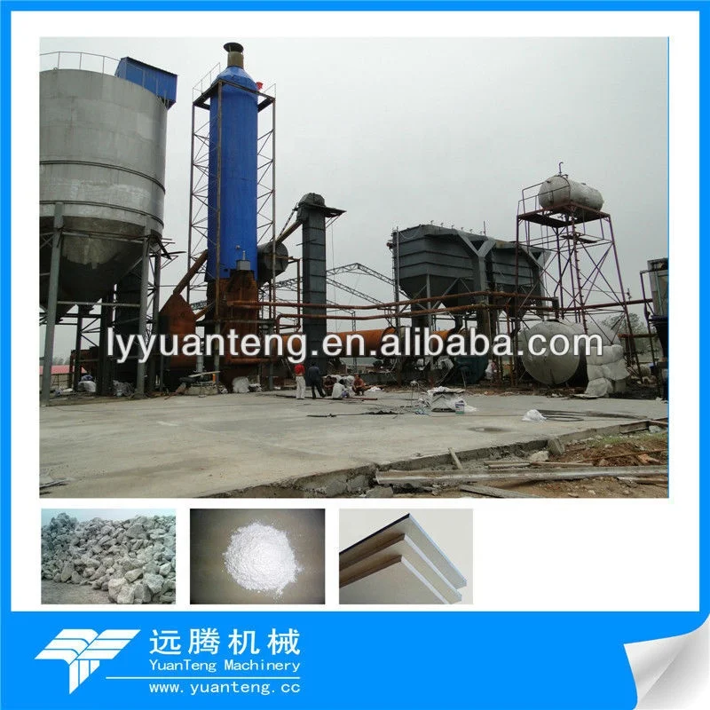 
Gypsum plaster powder production line 