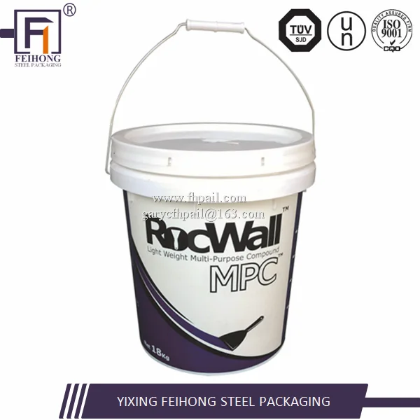 
wholesale factory price plastic 5,8,10,16,18,20 liter paint bucket 