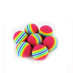PLAYEAGLE Foam Golf Ball EVA Rainbow Sponge Golf Training Balls colorful golf practice ball