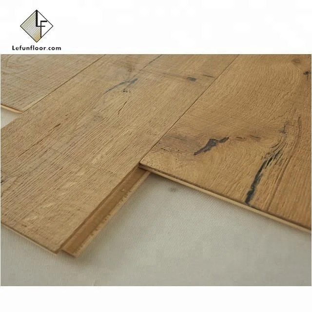 Wooden 3 Layer 1 Strip Oak Parquet Flooring