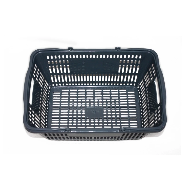 
Foldable Collapsible Plastic Shopping Basket With Wheels 