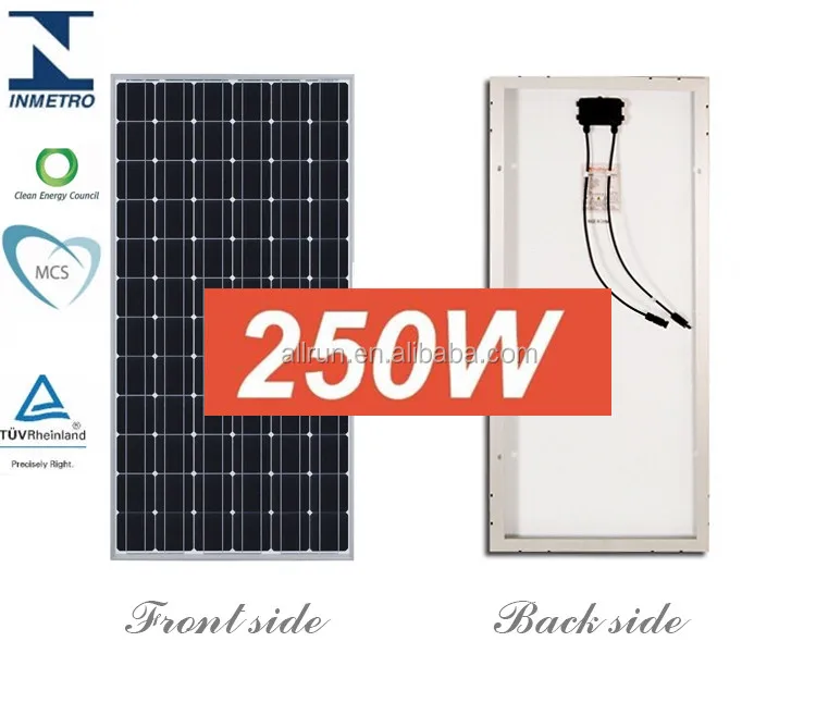 New arrived allrun popular in Middle East 12v solar panel / PV solar panel price 270w 300w