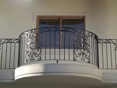 wrought iron balcony railings