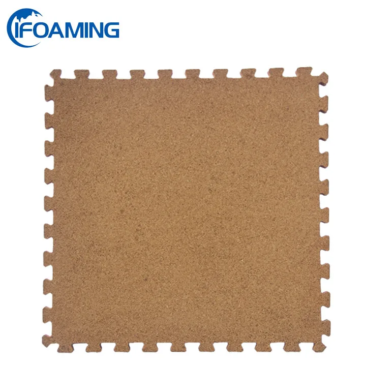 Soft Cork European Standard Eva Foam Wood Grain Floor Mats