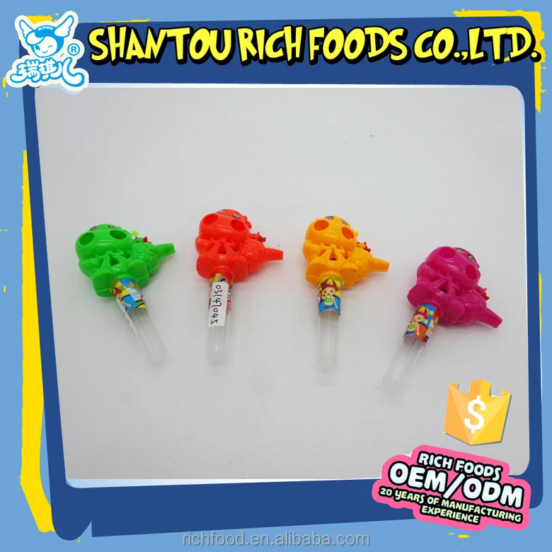 Mini Plastic Cow Toy with Small Bell Toy Candy