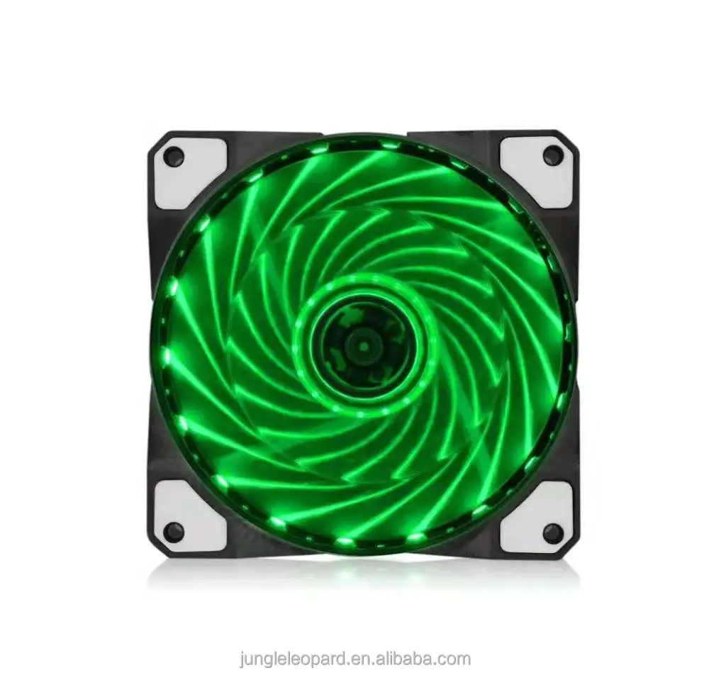 Computer case fan 12CM 12025 LED light Fan 1200 to RGB case fan quiet