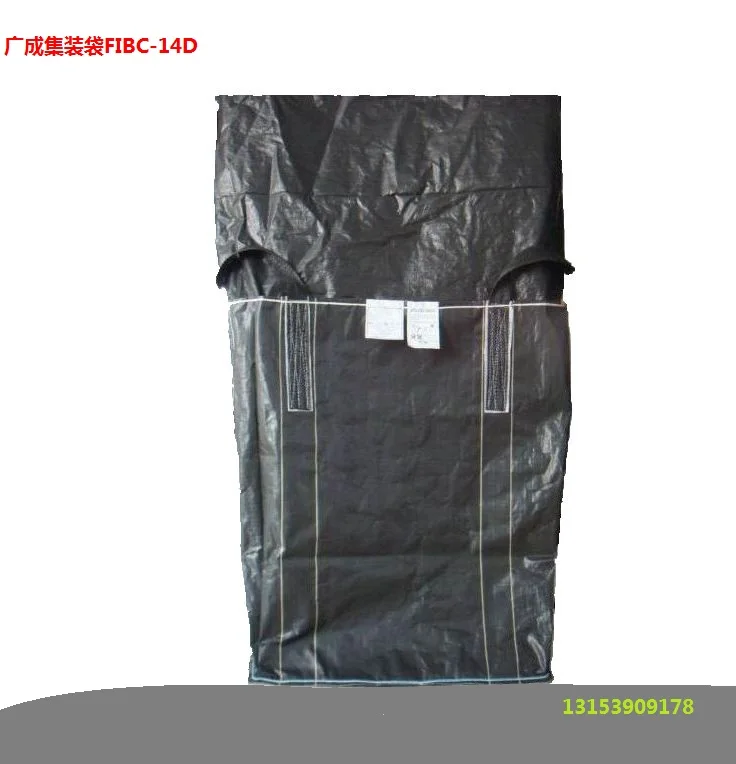 High Uv Treated Bulk Bag Sun Proof Flecon Black Bag
