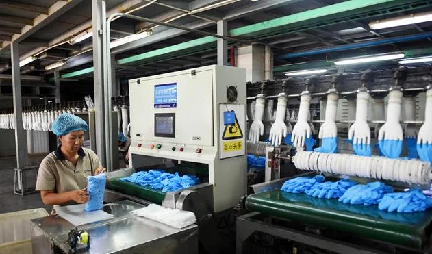 China fully automatic disposable glove manufacturing machine for production of latex glove