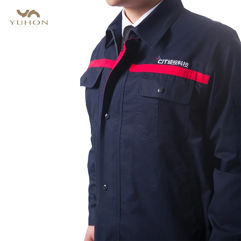 cheap Work Coat for men engineering uniform Mechanic Workwear