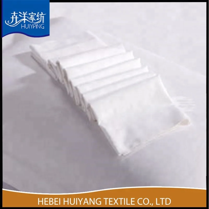 China manufacturers cotton bedding set plain white used hotel bed sheets.
