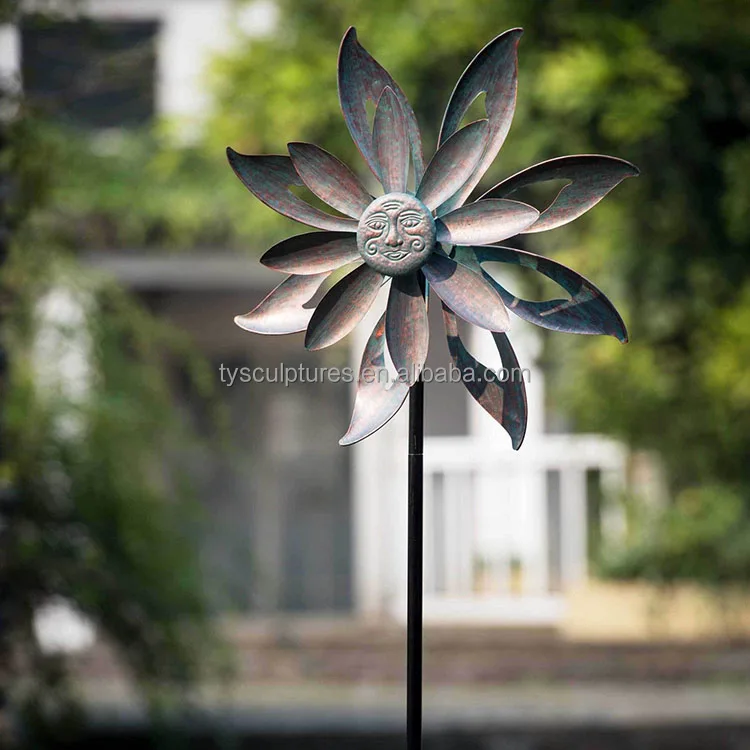 art steel metal stainless steel flower sculpture for park decoration