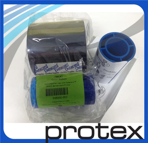 Datacard CD800, CP40,CP60,CP80 YMCKT color ribbon, Original 500 images Datacard 535000-003 ribbon
