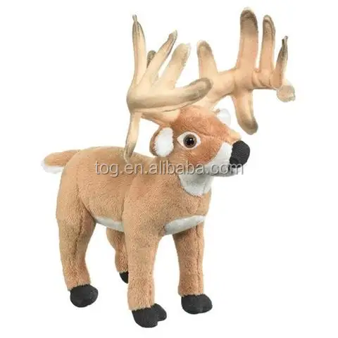 
OEM Wholesale Price Plush Cute Stag Deer Buck Stuffed Stag Animated 