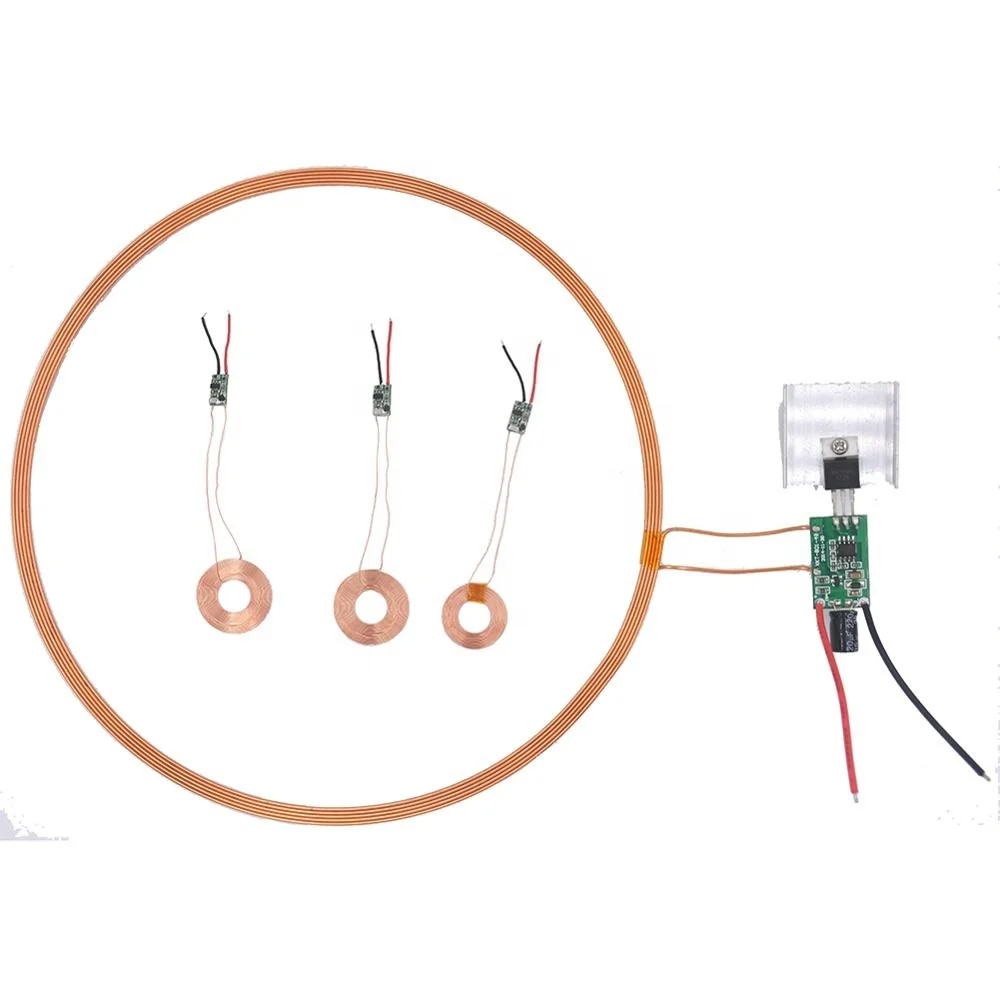 Taidacent Small Receiving One Transmitter to 3 Receiver Multiple Device Wireless Charging Station Li Ion Battery Charging