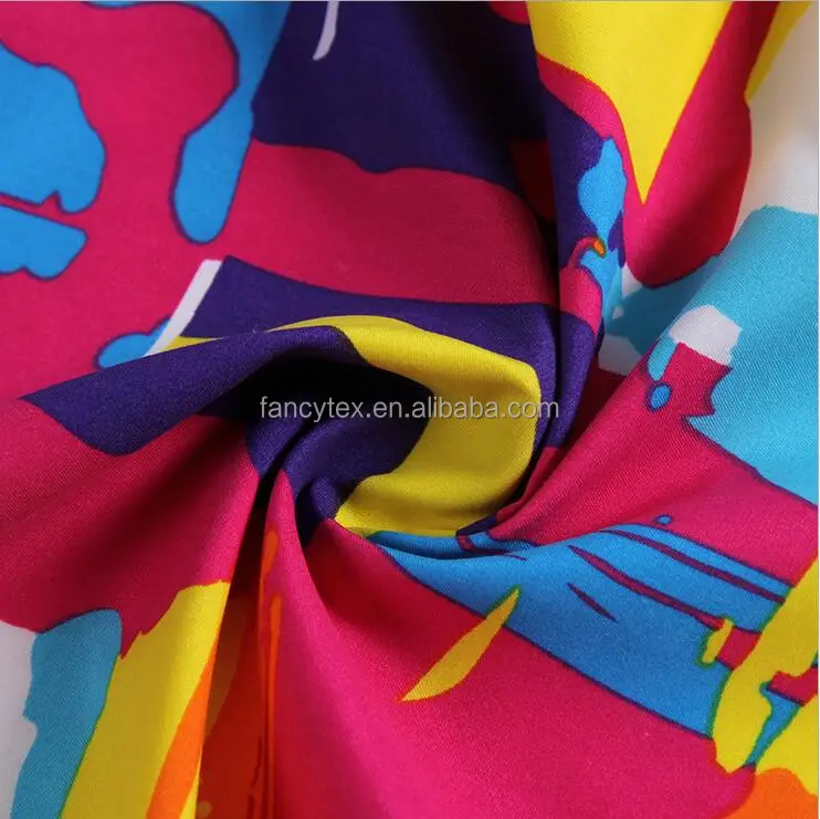 
polyester microfiber peach skin fabric digital printing for swim beach shorts fabric polyester brushed for bed sheets fabric 